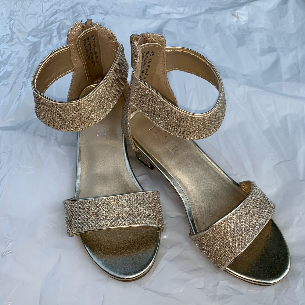 Children’s Place Gold Heels